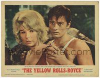 2f993 YELLOW ROLLS-ROYCE LC #1 '65 odds are against Delon & Shirley MacLaine finding happiness!