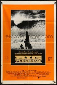 2g092 BIG WEDNESDAY int'l 1sh '78 John Milius surfing classic, cool image of surfers on beach!