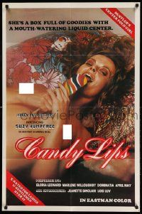 2g142 CANDY LIPS 1sh '75 directed by none other than Cecil B. Damill, topless woman!