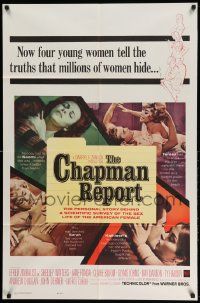 2g155 CHAPMAN REPORT int'l 1sh '62 Jane Fonda, Shelley Winters, from Irving Wallace sex novel!