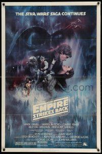 2g262 EMPIRE STRIKES BACK NSS style 1sh '80 classic Gone With The Wind style art by Roger Kastel!