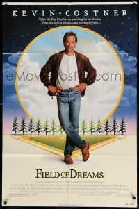 2g291 FIELD OF DREAMS 1sh '89 Kevin Costner baseball classic, if you build it, they will come!