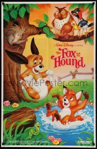 2g318 FOX & THE HOUND 1sh R88 two friends who didn't know they were supposed to be enemies!