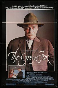 2g373 GREY FOX 1sh '81 Richard Farnsworth as gentleman bandit, western!