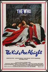 2g462 KIDS ARE ALRIGHT 1sh '79 Jeff Stein, Roger Daltrey, Peter Townshend, The Who, rock & roll!