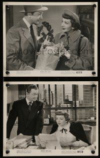 2h892 BRIDE FOR SALE 2 8x10 stills '49 great images of sexiest Claudette Colbert & Robert Young!