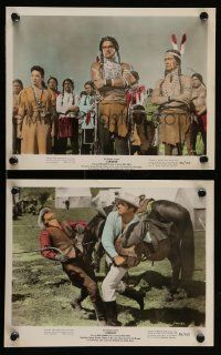 2h134 COMANCHE 2 color 8x10 stills '56 Dana Andrews, they killed more white men than any other!