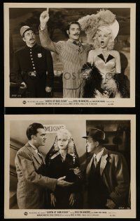2h974 QUEEN OF BURLESQUE 2 8x10 stills '46 super sexy showgirl Evelyn Ankers is the Body Beautiful!