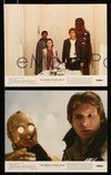 2h031 EMPIRE STRIKES BACK 8 8x10 mini LCs '80 Lucas, Luke, Darth Vader, Han, Chewie, Leia, R2!