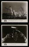 2h914 EVIL DEAD two 8x10 stills '83 Sam Raimi classic, Bruce Campbell, chainsaw!