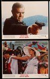 2h040 NEVER SAY NEVER AGAIN 8 8x10 mini LCs '83 Sean Connery as James Bond, sexy Kim Basinger