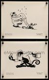 2h965 ORGAN GRINDER 2 8x10 stills '33 Merry Melodies cartoon, great image of monkey!