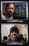 2h054 TAKING OF PELHAM 1 2 3 8 8x10 mini LCs '09 Denzel Washington, John Travolta, remake!
