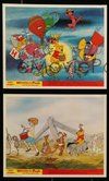 2h061 WINNIE THE POOH & THE BLUSTERY DAY 8 color English FOH LCs '69 A.A. Milne, Tigger, Piglet!