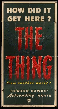 2j272 THING 3sh '51 Howard Hawks classic horror, first time that we have offered a complete version!