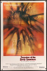 2j160 INVASION OF THE BODY SNATCHERS 40x60 '78 Kaufman classic remake of space invaders!