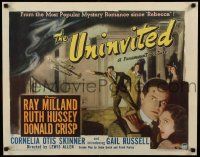 2j006 UNINVITED 1/2sh '44 Ray Milland, Ruth Hussey, introducing Gail Russell, cool art!