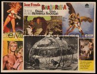 2j293 BARBARELLA Mexican LC '68 Roger Vadim, great montage of sexy Jane Fonda!