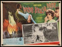 2j298 BURN WITCH BURN Mexican LC '62 undead demons of Hell arise to terrorize the world!