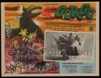 2j314 GORGO Mexican LC '61 great border artwork & inset photo of the giant dragon monster!
