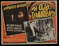 2j319 HYPNOTIC EYE Mexican LC '60 sexy Allison Hayes watches hypnotist Jacques Bergerac!