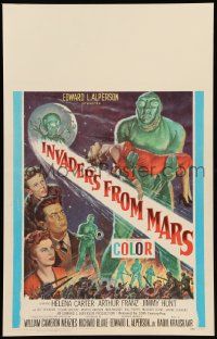 2j019 INVADERS FROM MARS WC '53 Menzies classic, hordes of green monsters from outer space, rare!