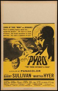 2j044 PYRO: THE THING WITHOUT A FACE Benton WC '63 nothing human about him except his desires!
