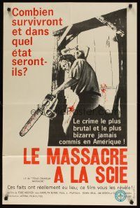 2k223 TEXAS CHAINSAW MASSACRE French Canadian '74 Tobe Hooper cult classic slasher horror!