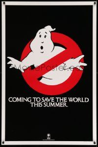 2k158 GHOSTBUSTERS teaser 1sh '84 Ivan Reitman sci-fi horror, coming to save the world this Summer!