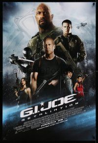 2k157 G.I. JOE: RETALIATION advance DS 1sh '12 Bruce Willis, Adrianne Palicki, Dwayne Johnson