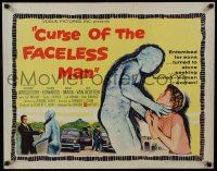 2k016 CURSE OF THE FACELESS MAN 1/2sh '58 volcano man of 2000 years ago stalks Earth to claim girl
