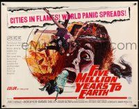 2k019 FIVE MILLION YEARS TO EARTH 1/2sh '68 cities in flames, world panic spreads, art by Allison!