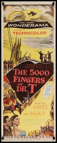 2k050 5000 FINGERS OF DR. T insert '53 Peter Lind Hayes, Mary Healy, Conried written by Dr. Seuss!
