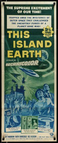 2k091 THIS ISLAND EARTH insert R64 they challenged unearthly furies of a planet gone mad!
