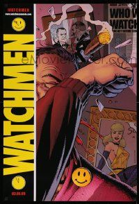 2k117 WATCHMEN 27x40 special '07 Zack Snyder, 2007 Comic-Con poster, Dave Gibbons artwork!