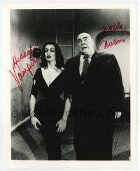 2m064 VAMPIRA signed 8x10 REPRO still '80s with Tor Johnson in Plan 9 From Outer Space!