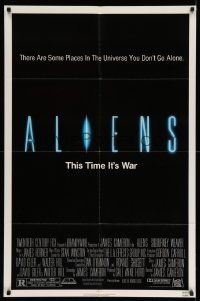 2m476 ALIENS 1sh '86 James Cameron, there are some places in the universe you don't go alone!
