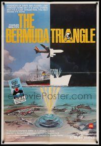 2m504 BERMUDA TRIANGLE 1sh '78 hundreds of ships and planets lost forever, sci-fi art!