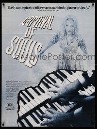 2m076 CARNIVAL OF SOULS 27x36 video poster R90 Candice Hilligoss, Sidney Berger, great image!