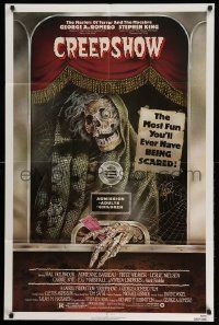 2m554 CREEPSHOW 1sh '82 George Romero & Stephen King's tribute to E.C. Comics, Joann art!