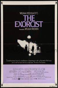 2m598 EXORCIST 1sh '74 William Friedkin, Max Von Sydow, classic William Peter Blatty!