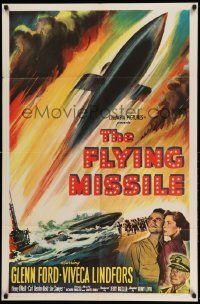 2m608 FLYING MISSILE 1sh '51 Glenn Ford, Viveca Lindfors, smart bomb that stalks its prey!