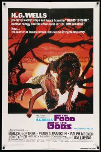 2m611 FOOD OF THE GODS 1sh '76 artwork of giant rat feasting on dead girl by Drew Struzan!