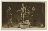 2m001 METROPOLIS German Ross postcard '27 best image of Brigitte Helm as robot, Klein-Rogge & Abel