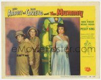 2m270 ABBOTT & COSTELLO MEET THE MUMMY LC #6 '55 scared Bud & Lou by Marie Windsor by sarcophagus!