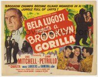 2m230 BELA LUGOSI MEETS A BROOKLYN GORILLA TC '52 New York chumps become island monkeys!