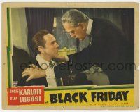 2m274 BLACK FRIDAY LC '40 mad scientist Boris Karloff turns Stanley Ridges into a Jekyll & Hyde!