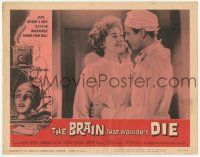 2m278 BRAIN THAT WOULDN'T DIE LC #1 '62 Jason Evers & happy Virginia Leith before she is decapitated