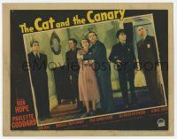 2m279 CAT & THE CANARY LC '39 great image of scared Bob Hope & Elizabeth Patterson w/men & cop!