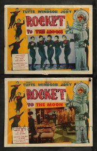 2m458 CAT-WOMEN OF THE MOON 2 LCs '53 campy cult classic, see the lost city of love-starved women!